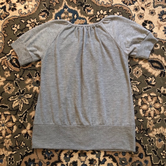 Romy Gray Short Sleeve Button Up Cardigan size XL - Picture 4 of 6